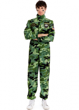 Costume militare mimetico per uomo