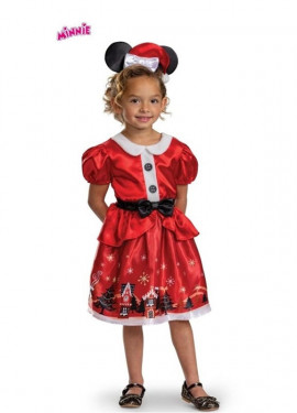 Classic Christmas Minnie costume for girls