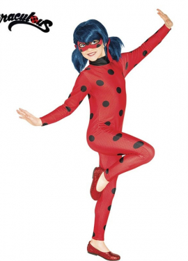 Miraculous Ladybug Opp Kostüm mit Maske in Box für Mädchen