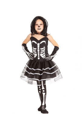 Miss Bones costume for girls