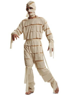 Fato de múmia para homens tamanho ML para Halloween