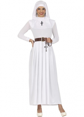 White Nun Costume for Women
