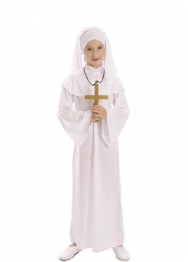 Novice Nun Costume for Girls