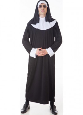 Men's Grim Reaper Monk Costume with Cap