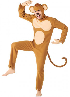 SMIFFYS Smiffy's 47706T1 - Costume da scimmia, unisex, per bambini, colore:  marrone