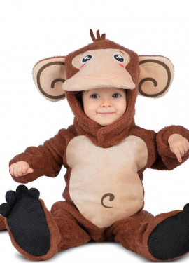 Monkey costume with hat and tail for babies and children