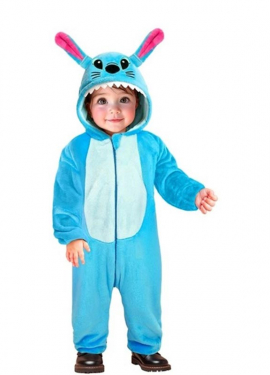 Déguisement de monstre bleu clair pour enfants et bébés