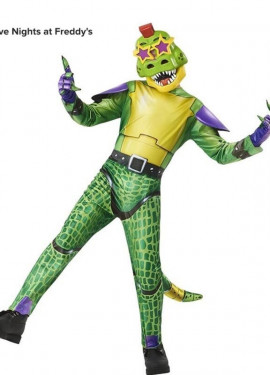 Montgomery Gator Five Nights at Freddys Costume with Mask for Kids