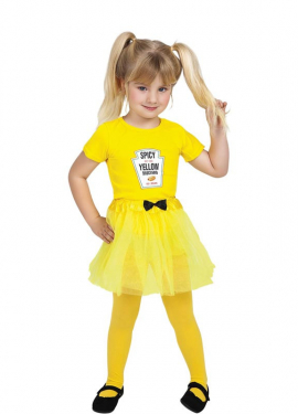 Famous Mustard costume in a baby dress