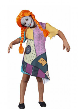 Rag Doll Costume in a Dress for Girls and Teenagers