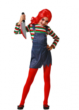 Devil Doll Costume for Girls