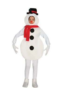 Costume da pupazzo di neve per bambini