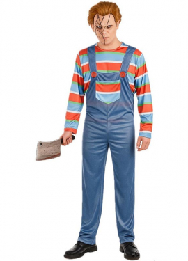Fato de boneca diabólica para homem