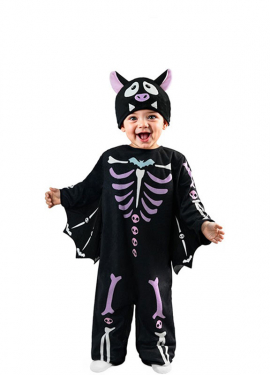 Skeleton Bat Costume for Baby