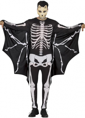 Skeleton Bat Costume for Men
