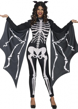 Skeleton Bat Costume for Women