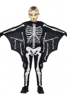 Skeleton Bat Costume for Boys