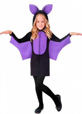 Purple Bat Costume for Girls