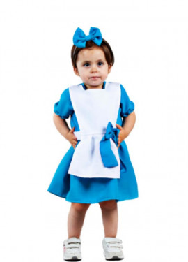 Blue Mirror Girl Fairytale Costume for Baby and Girls