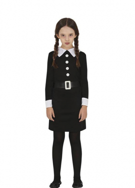 Sinister Girl costume with belt for girls