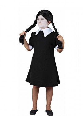 Baby Creepy Girl Costume in Black Dress