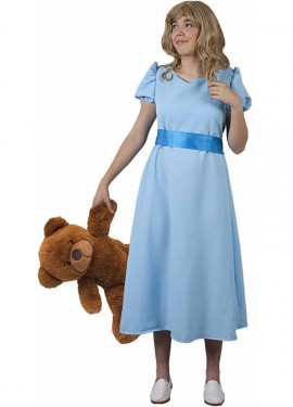 Blue Flying Girl Fairytale Costume for Women