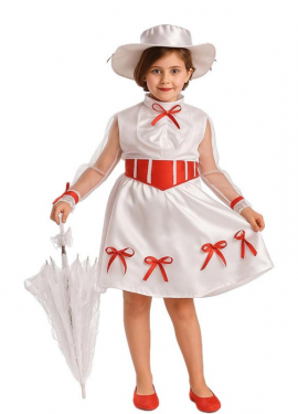 Fato de babá vitoriana para menina