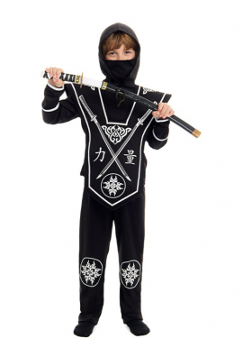 Black Ninja Costume for Boys