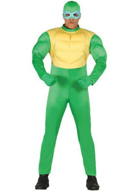 Fato de Ninja verde para homem