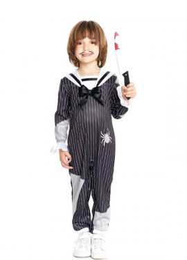 Striped Spooky Boy Costume for Baby and Toddler