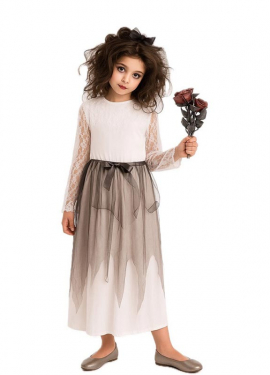 Disfraz de Novia Cadáver para niña