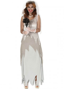 Fato de noiva fantasma para mulher