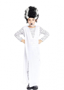 Monster Bride Costume White Dress for Girls and Teens