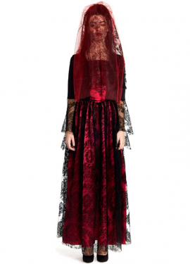 Gothic Vampire Bride Costume for Women