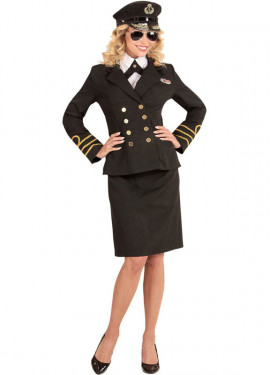 Disfraz de oficial militar para mujer