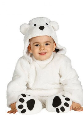 Disfraz de Oso Polar para bebé Disfraz de Oso Polar para bebé