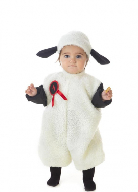 White Sheep Costume with Hood for Baby