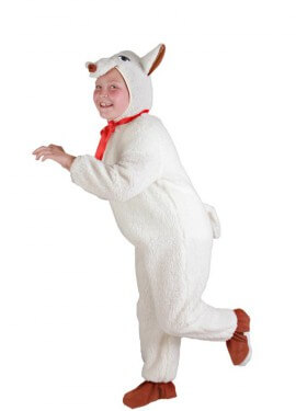 Fato de ovelha para bebé e criança