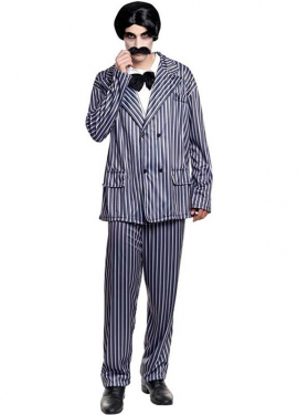 Men's Striped Dark Father Costume