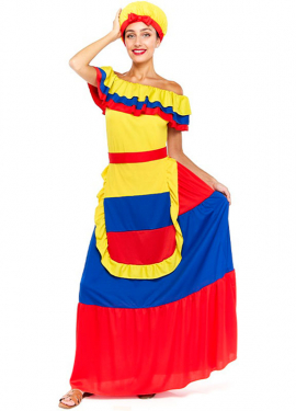 Disfraz de Palenquera para mujer