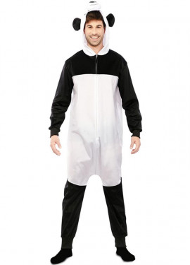 Adult Panda Kugurumi Hooded Costume with Ears