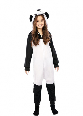 Kids Panda Kugurumi Hooded Ears Costume