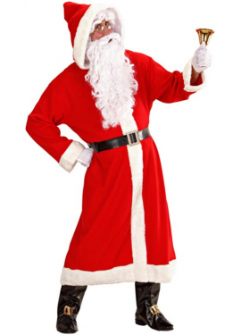 Men's Super Deluxe Classic Santa Claus Costume