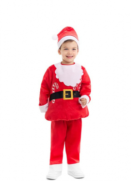 Costume da Babbo Natale con cappello per neonato e bambino