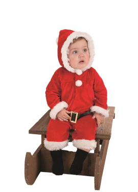 Santa Claus Costume Romper for Babies