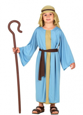 Disfraz de Pastor azul para niño