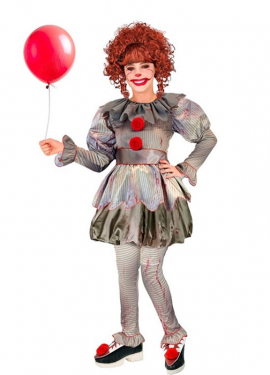 Scary Clown Costume for Girls
