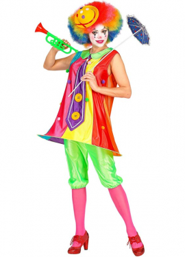 Colorful Clown Costume for Women