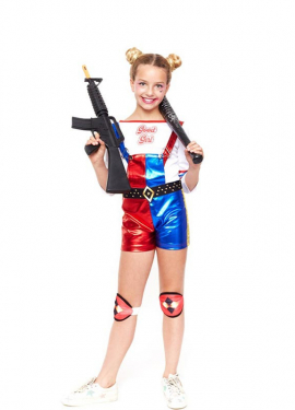 Conflictive Clown Costume for Girl