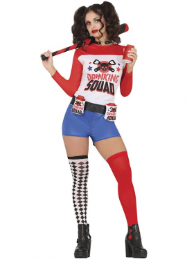 Costume de clown conflictuel pour femme